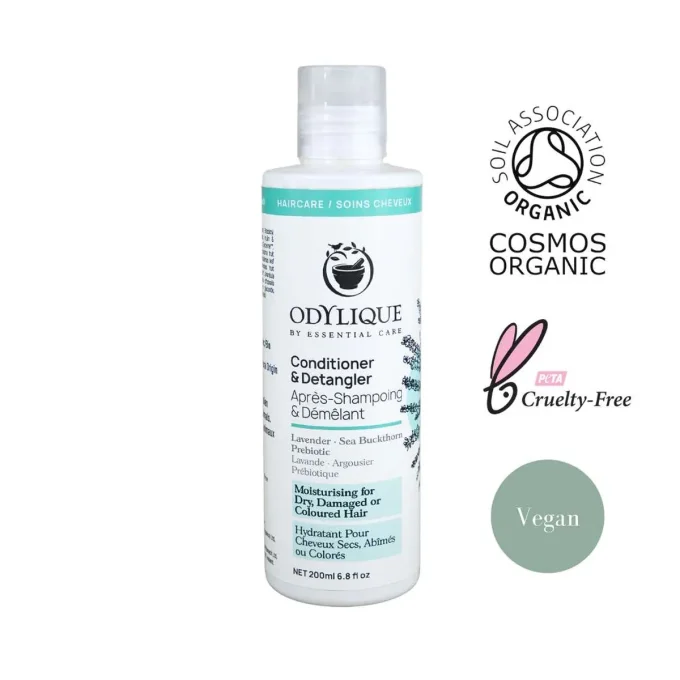 Après-Shampoing Lavande Argousier Prébiotique Odylique 200ml bio Cosmos Organic vegan