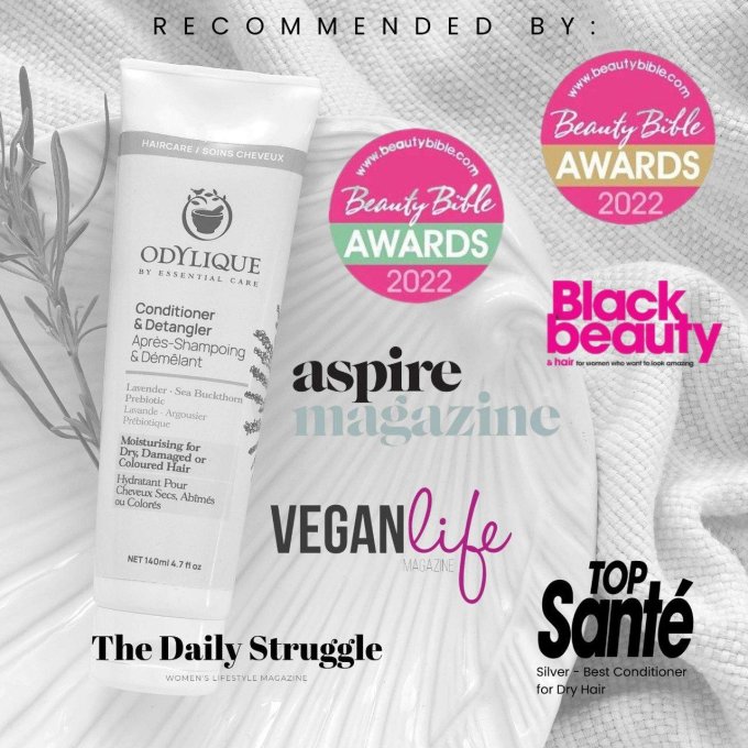 Après Shampoing et Démêlant Lavande, Argousier et Prébiotique Odylique 20ml