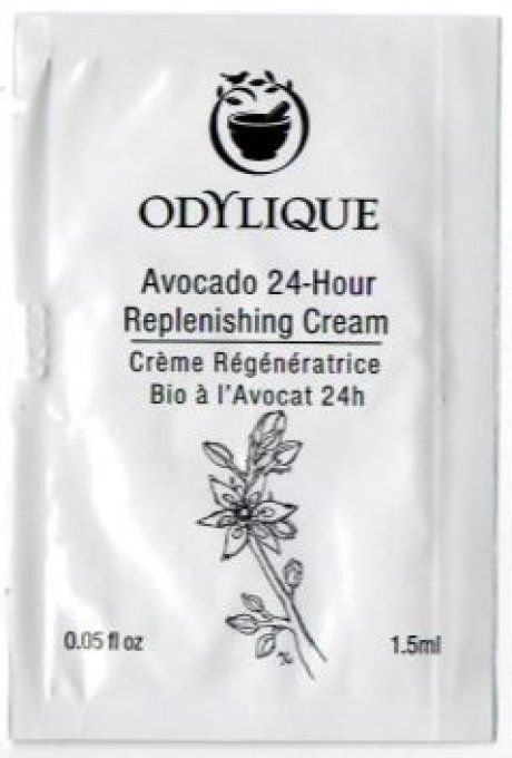 Crème Régénératrice à l'Avocat 24H Odylique 1,5ml