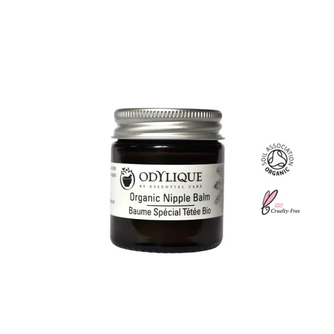 Baume Spécial Tétée Bio Odylique pot verre certifié Soil Association cruelty-free