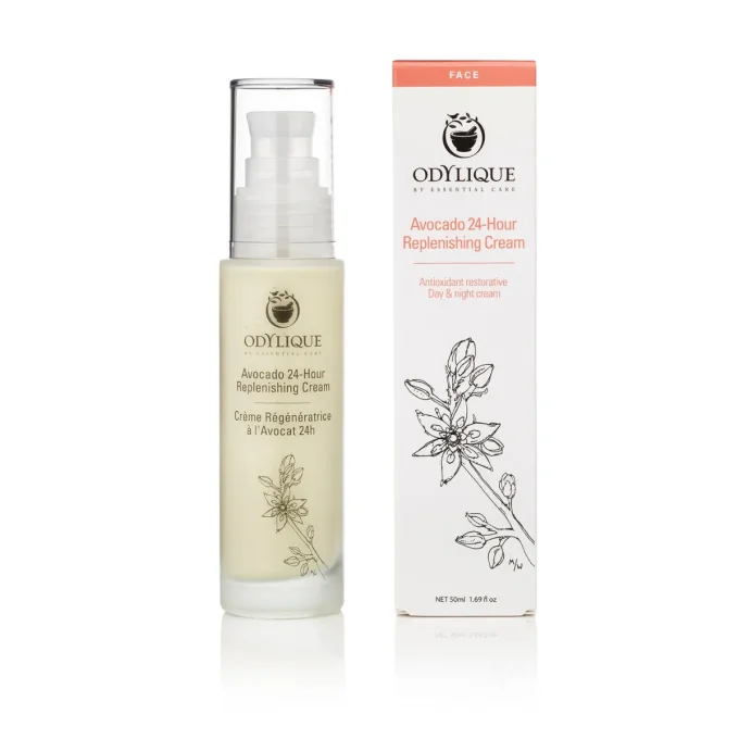Crème Régénératrice Avocat 24H Odylique 50ml – bio, vegan, cruelty-free