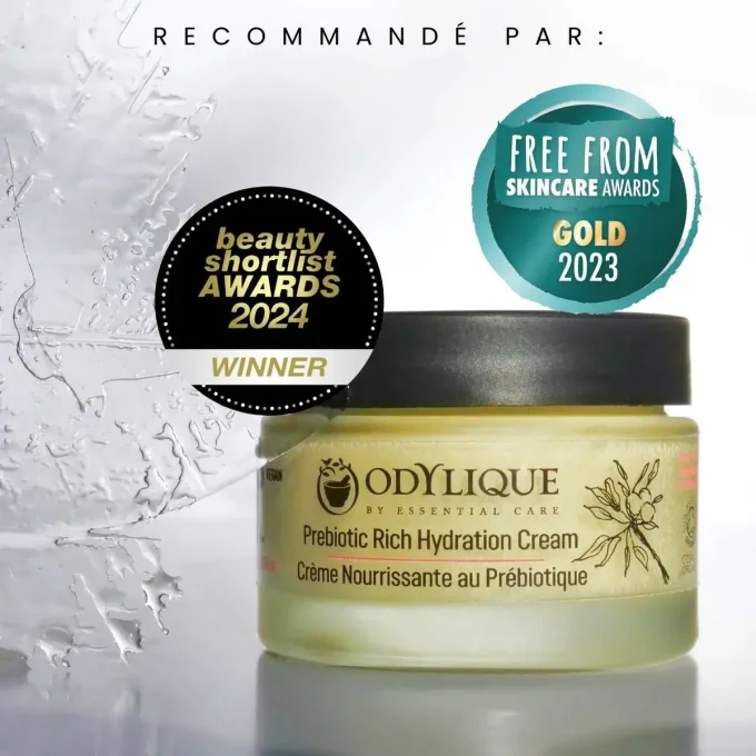 Odylique Crème Nourrissante au Prébiotique – lauréate Beauty Shortlist 2024 et Free From Gold 2023
