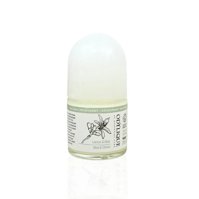 Déodorant Naturel Aloe & Citron Odylique 50ml roll-on bio peau sensible