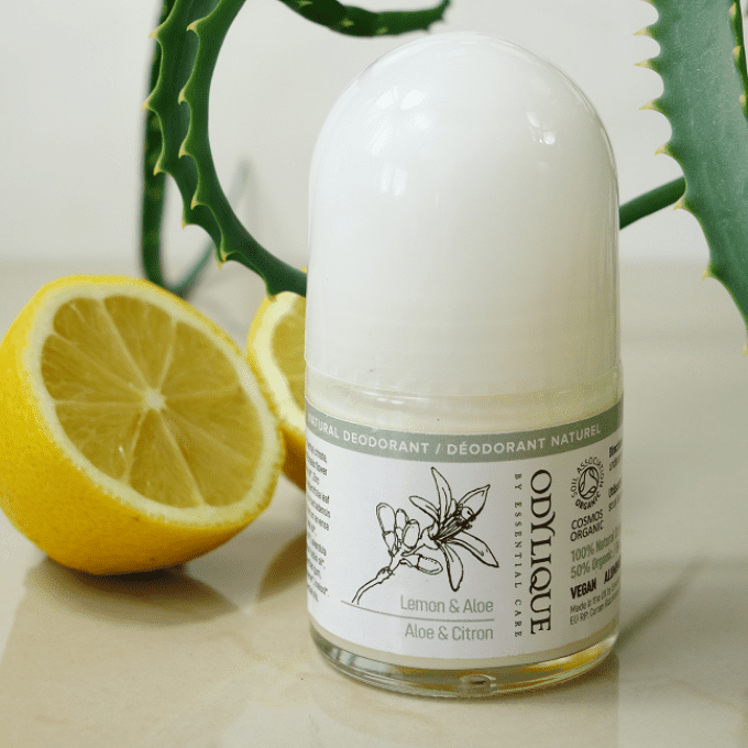 Déodorant Naturel à l’Aloe Vera & Citron Odylique 50ml