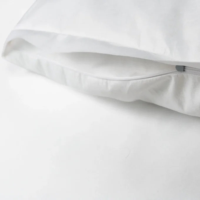 Détail fermeture zippée housse anti-acariens traversin Softsan Protect Plus