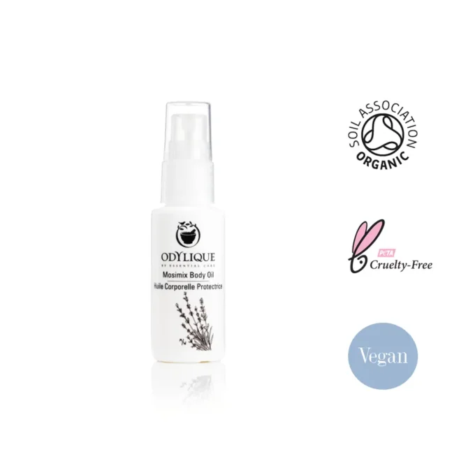 Odylique Huile Corporelle Protectrice Anti-Moustiques 30ml – certifié bio, vegan, cruelty-free