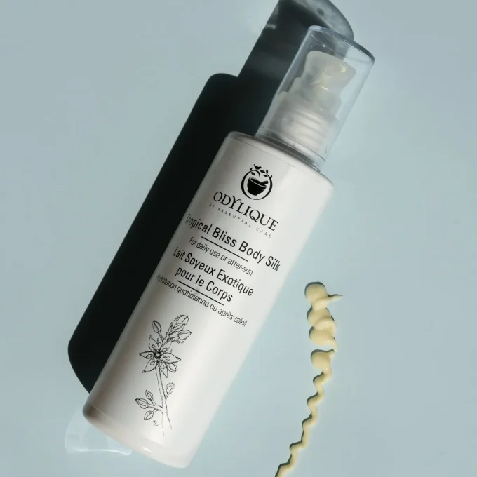 Lait Soyeux Exotique Odylique 200ml avec texture crémeuse