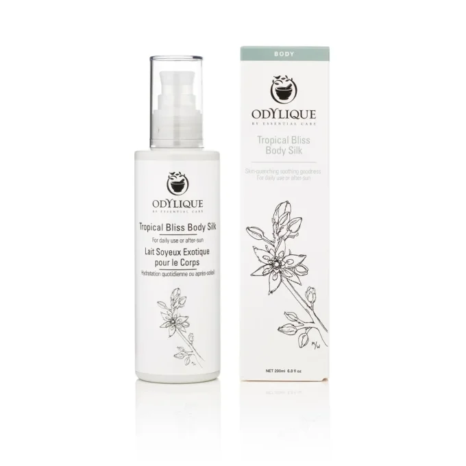 Lait Soyeux Exotique Odylique 200ml – flacon et boîte