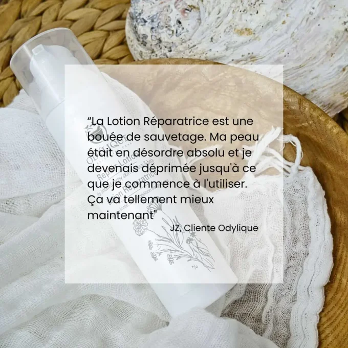 Avis client – La Lotion Réparatrice, bouée de sauvetage pour peaux irritées