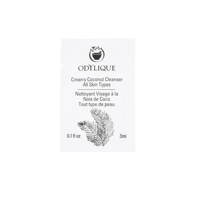 Échantillon Nettoyant Visage Noix de Coco Odylique 3ml – tout type de peau
