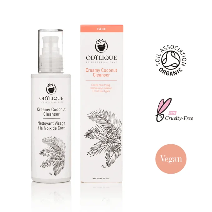 Nettoyant Visage Noix de Coco Odylique 200ml – bio, vegan, cruelty-free