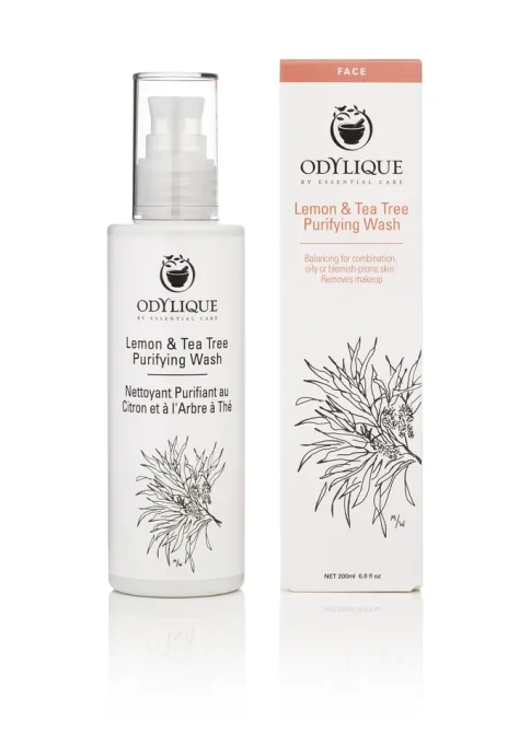 Nettoyant Purifiant au Citron et à l’Arbre à Thé Odylique 200 ml avec emballage