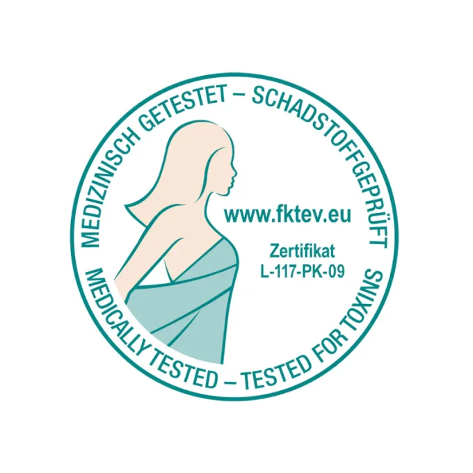 Label FKT testé médicalement et contrôlé substances nocives pour Softsan Protect Plus