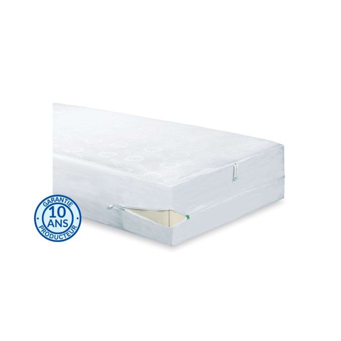Protège matelas anti-punaises de lit Softsan ProMAX avec fermeture éclair et garantie 10 ans.