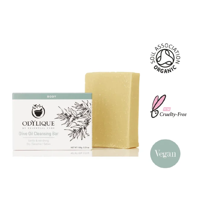 Savon Bio à l'Huile d'Olive Odylique 100g – certifié bio, vegan, cruelty-free