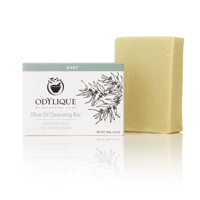 Savon Bio à l'Huile d'Olive Odylique 100g avec boîte – peau sèche et sensible