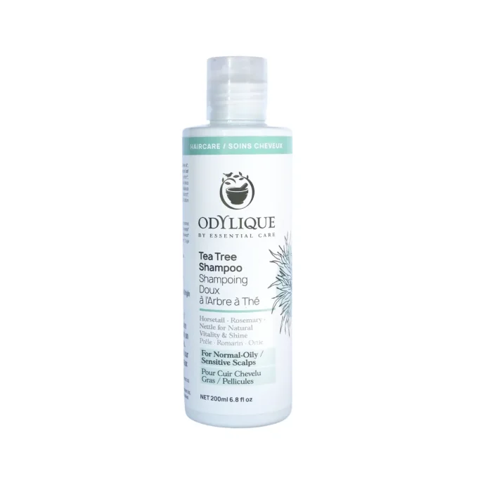 Shampoing Arbre à Thé Odylique 200ml cuir chevelu gras pellicules peau sensible