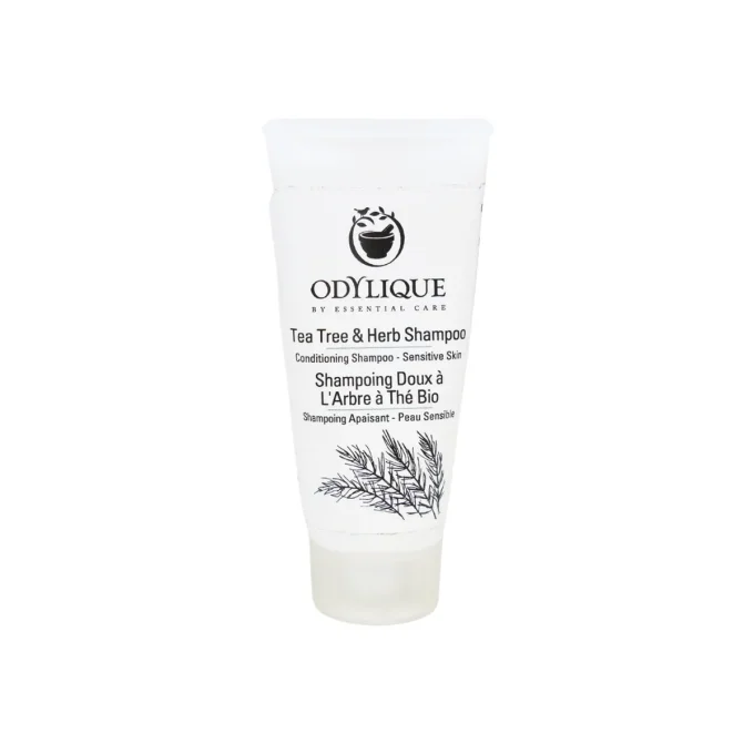 Shampoing Doux à l'Arbre à Thé Bio Odylique échantillon 20ml tube peau sensible