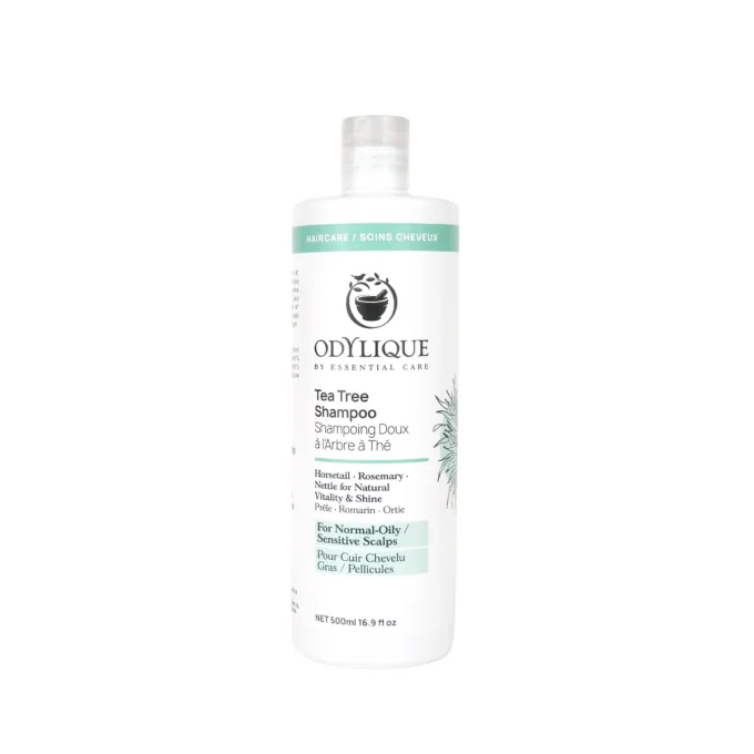 Shampoing Arbre à Thé Odylique 500ml grand format cuir chevelu gras pellicules