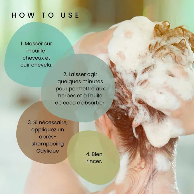 Comment utiliser le Shampoing Doux à l'Arbre à Thé Odylique