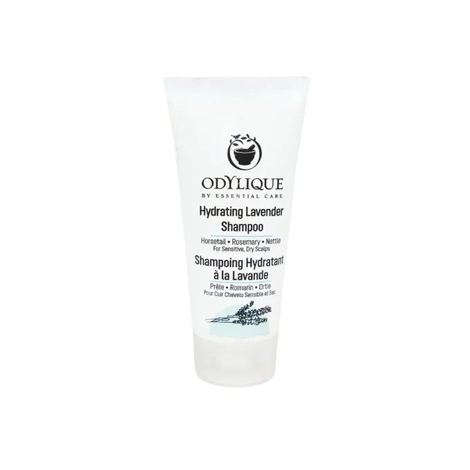 Shampoing Hydratant à la Lavande Odylique échantillon 20ml tube cuir chevelu sec