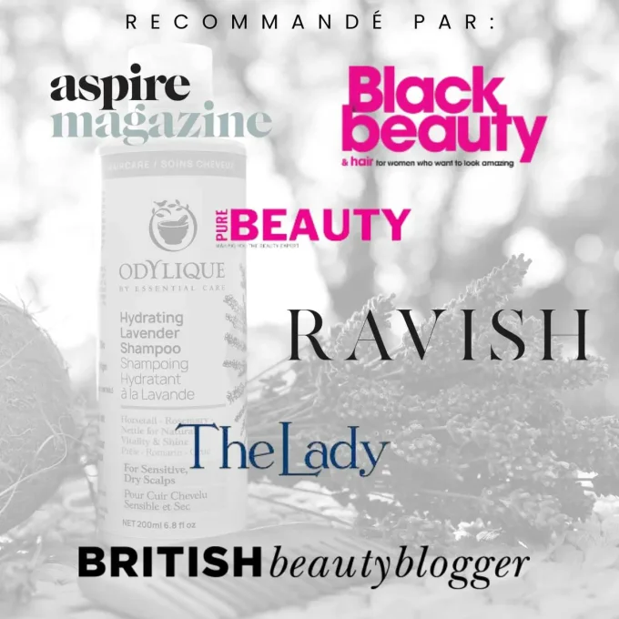 Shampoing Lavande Odylique recommandé Aspire Black Beauty Pure Beauty Ravish