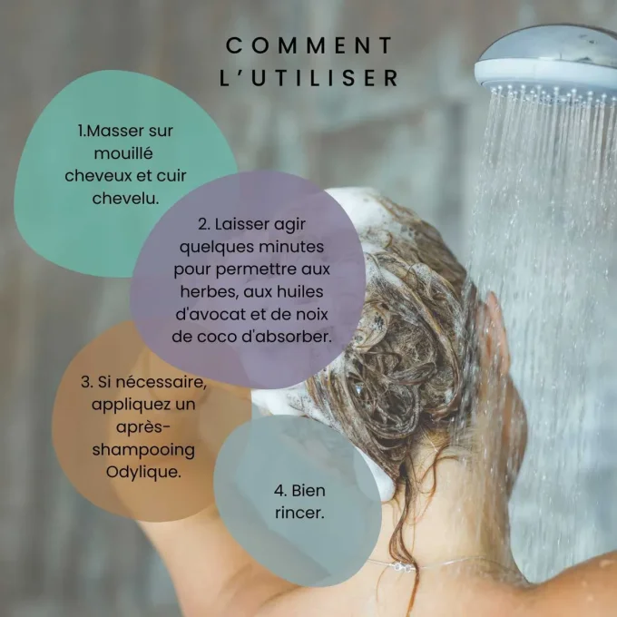 Comment utiliser le Shampoing Hydratant à la Lavande Odylique