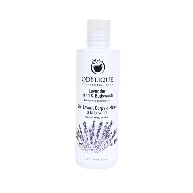 Soin Lavant Corps & Mains à la Lavande Bio Odylique 200ml calmant peau sensible