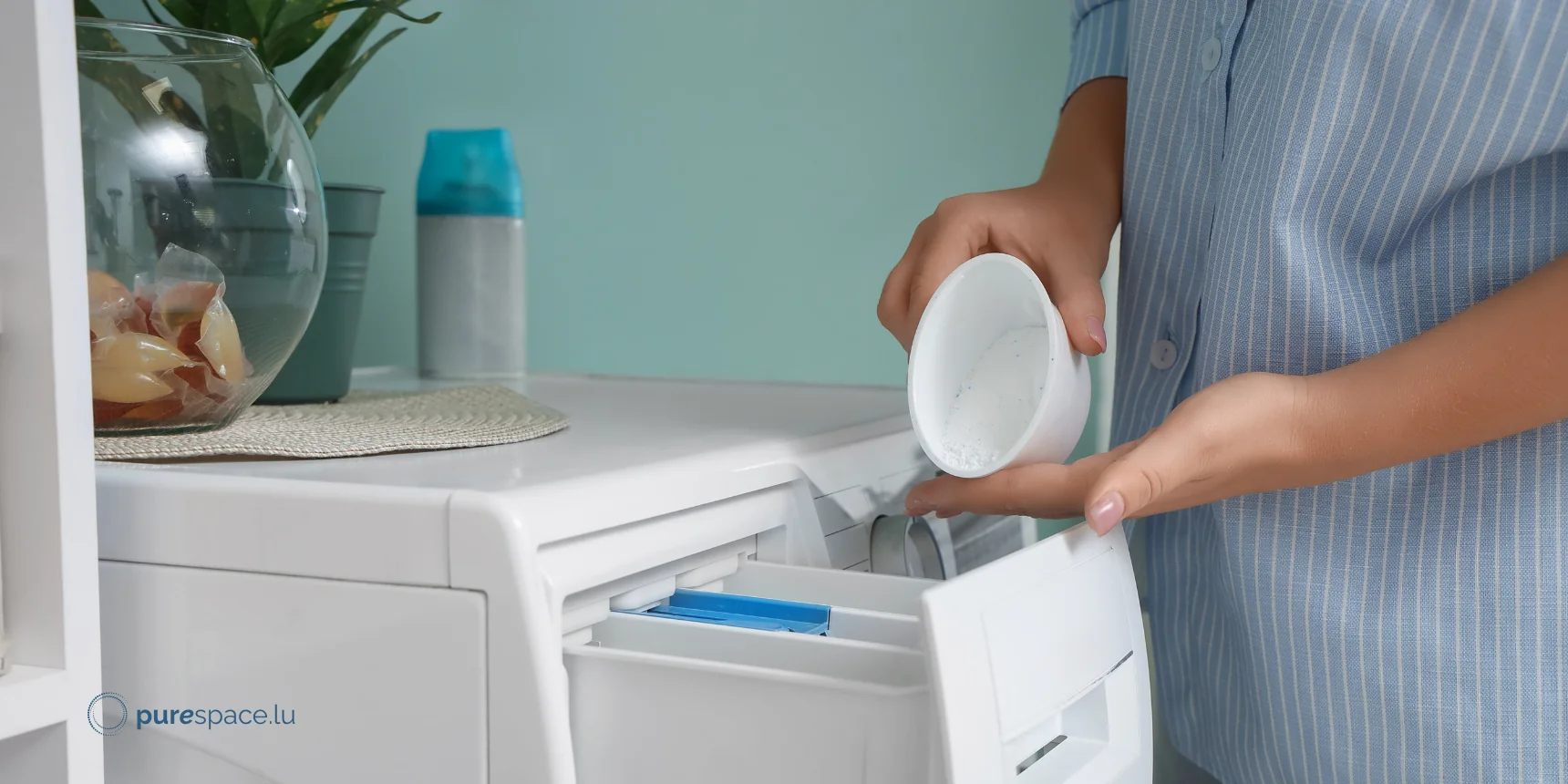 Lavage d'une housse anti-acariens en machine à 60 °C, entretien literie Purespace