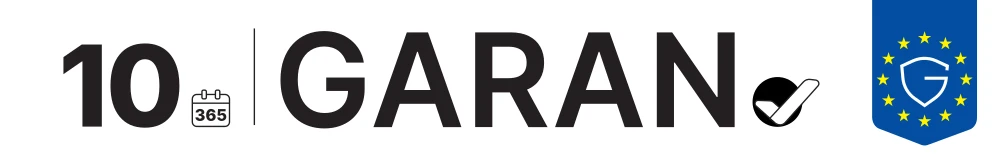 Label GARAN de l'UE : garantie du producteur de 10 ans – cliquer pour afficher le label complet